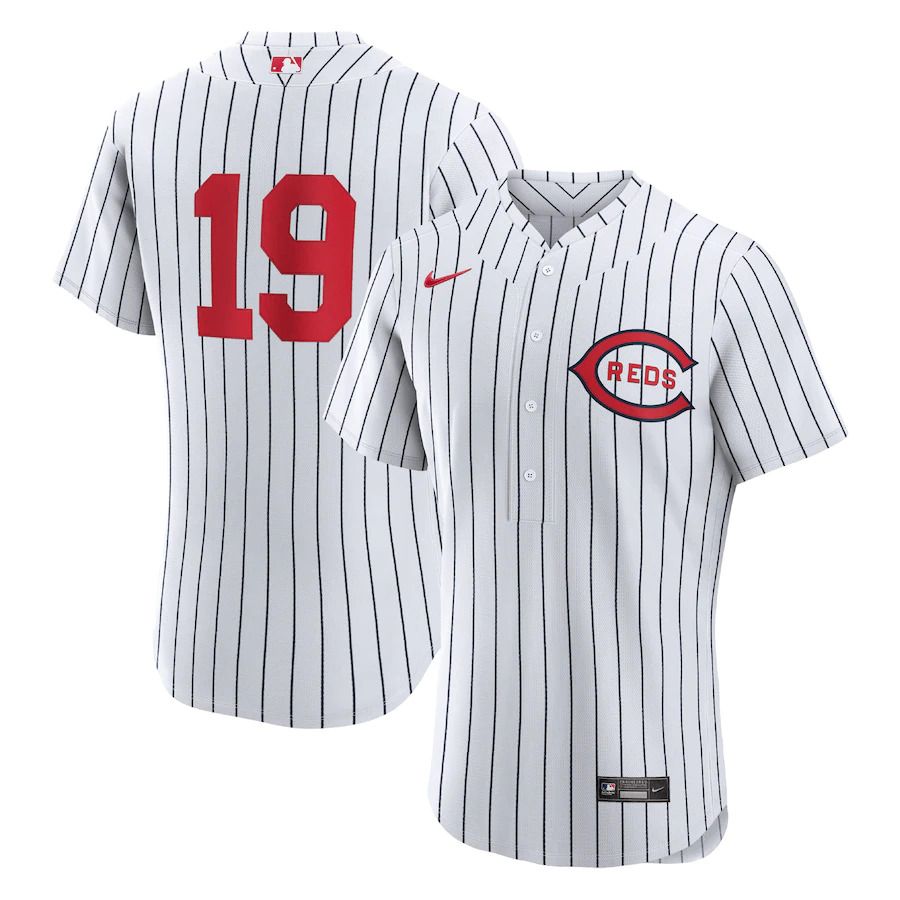 Men Cincinnati Reds #19 Joey Votto Nike White 2022 MLB at Field of Dreams Game Authentic Player Jersey->women mlb jersey->Women Jersey
